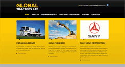 Desktop Screenshot of globaltractors.co.nz